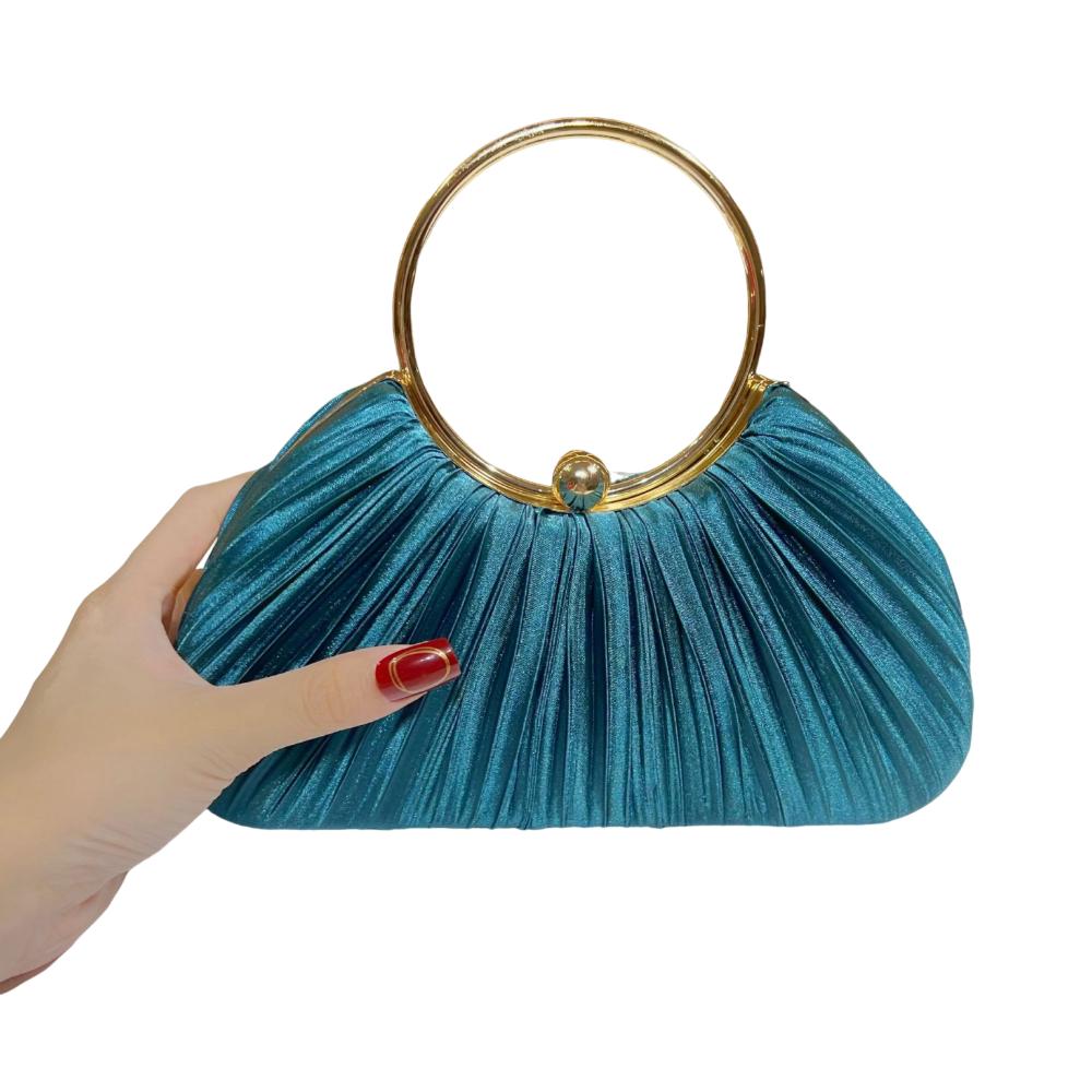 Light Luxury Evening Banquet Bag Temperament Ladies Clutch Bag Retro Wrist Bag  Women