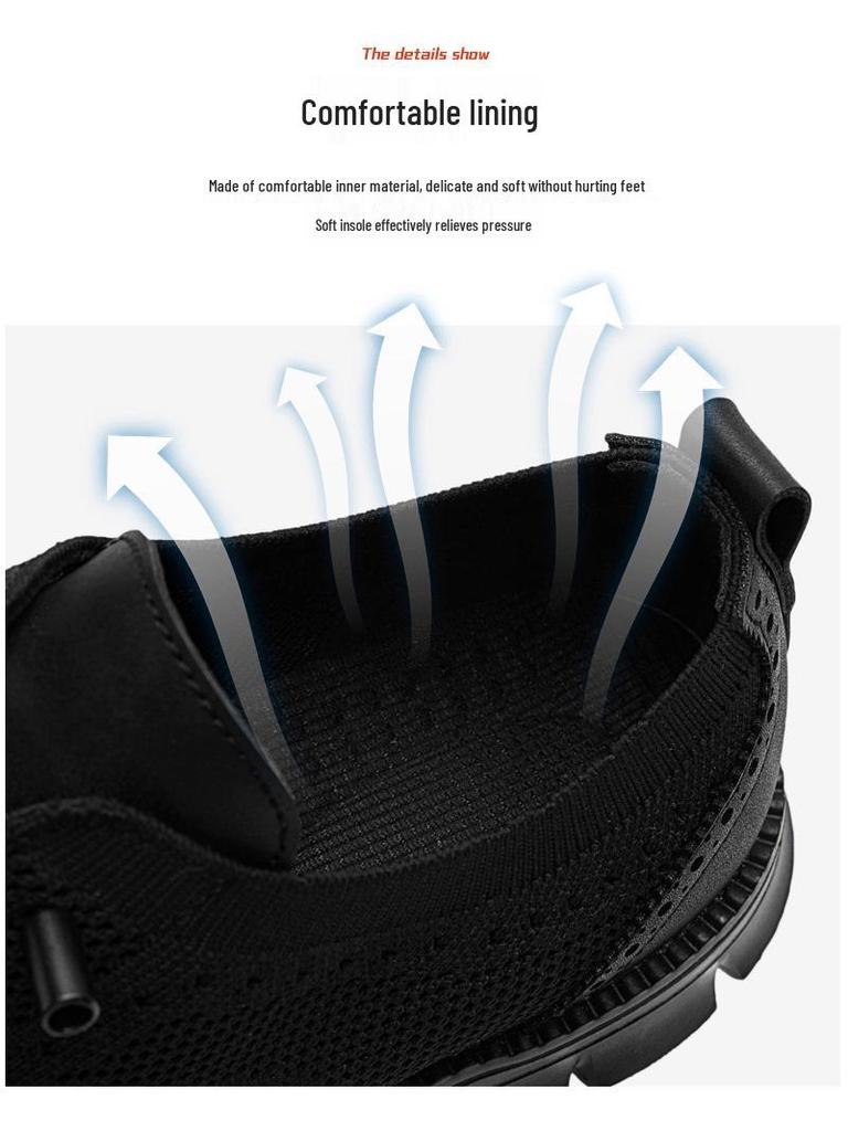 Herren Flyknit Brogue Slipper - Trendige, leichte, atmungsaktive Freizeitschuhe