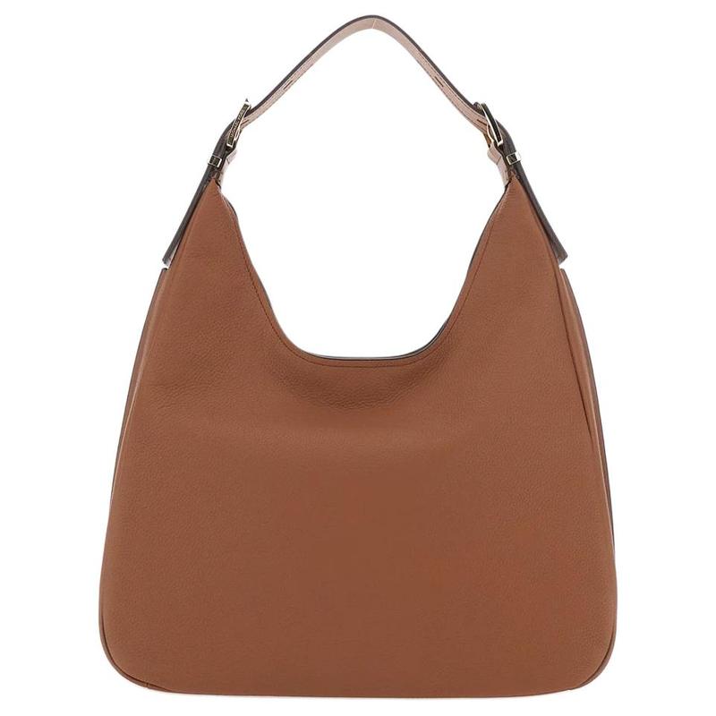 MICHAEL KORS Nolita brand letter logo cowhide handbag regular women's brown