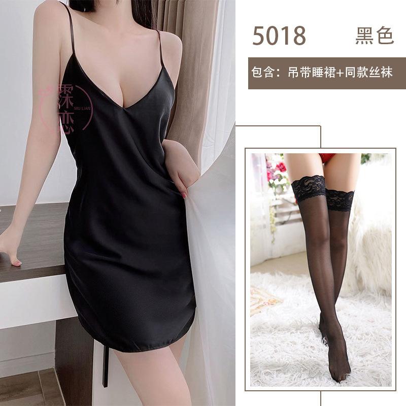 Sex underwear V-neck low-cut sexy suspender backless passion clothes pure desire suit