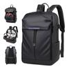 Large Solid Color Oxford Business Backpack - Spacious Commuter Bag with Waterproof Laptop Compartment