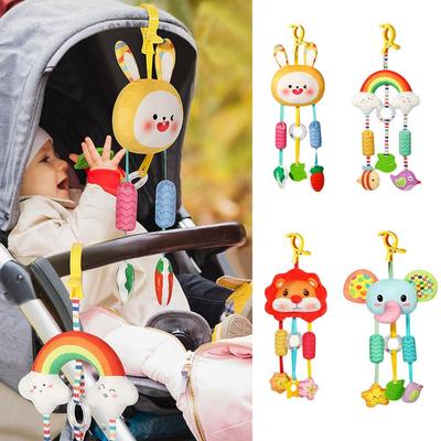 Lit de Bébé Confort Mignon Sonnette Peluche Douce Jouets d'Apprentissage Sensoriel Berceau