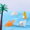 Micro Landscape Ozdoby z mořských živočichů Ručně malované mořští živočichové Miniaturní model bonsají z mořských ryb