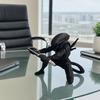 Alien Pen Holder for Desk, 3D Printed Pencil Display Stand, Kneeing Alien Desktop Organizer for Home Office Accessories