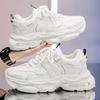 New Fashion Men 's Four Seasons Comfortable Thick Sole Shoes Students Boys GirlsTrending Soft Sole Breathable Casual Running Sneakers