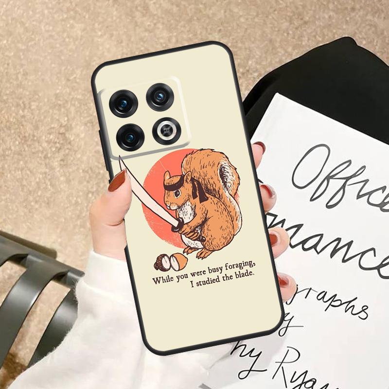 

Cute Animal Squirrel Case For OnePlus 13R 13 13T 12 12R 11 10 Pro 10T 8T Nord 5 CE 3 2 4 Lite N20 N30 Back Cover OnePlus Nord 3
