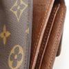 LOUIS VUITTON Porto Monevier Cartes Crdit Bi-Fold Wallet M61652 Double Sided Brown Monogram canvas unisex Used