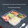 Disposable 5-Compartment Takeout Lunch Boxes
