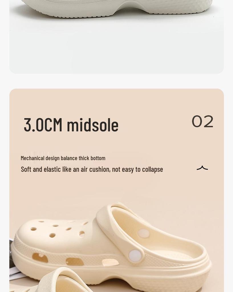 New EVA Clogs: Non-Slip Soft Sole Cute Shoes for Indoor/Outdoor, Suitable for Men, Women, and Couples At the Beach or Seaside.