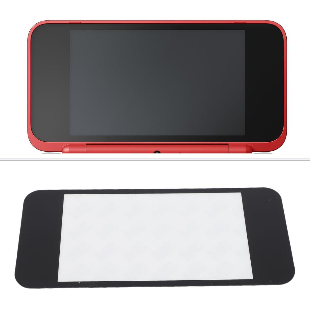 3PCS Top Screen Lens for New 2DS XL Resin Game Console Upper Top Screen Lens Replacement Cover with Adhesive