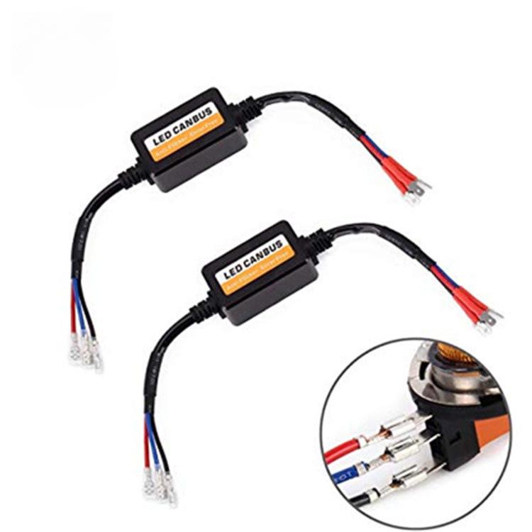Error Free Resistor Anti-Flicker Harness Bulbs Resistor LED Decoder H1 H4 H7 9005 9006 9012 LED Adapter Warning Error Canceller