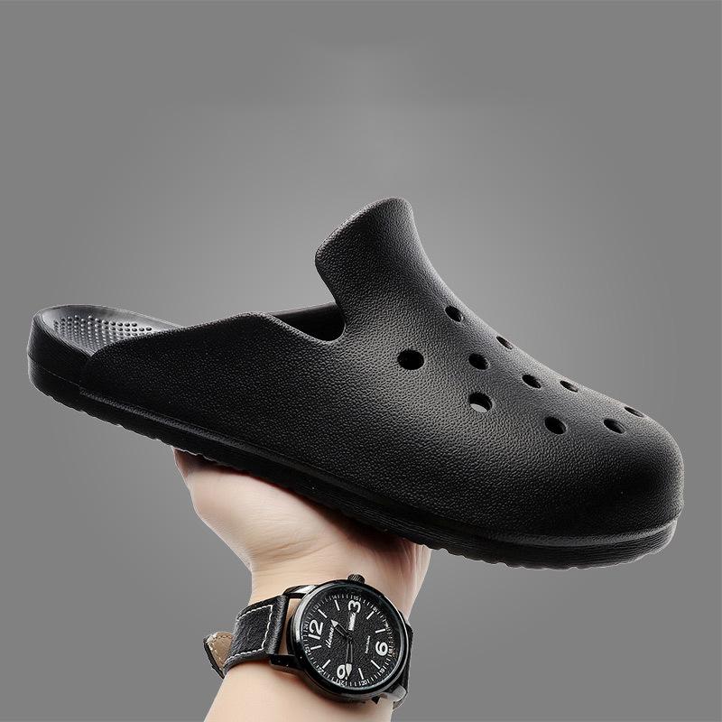 Fashion Crestar Women's Summer Sandals Outdoor Fashion Soft Bottom EVA Mules Non-slip Holes Garden Shoes Unisex Comfortable House Slides