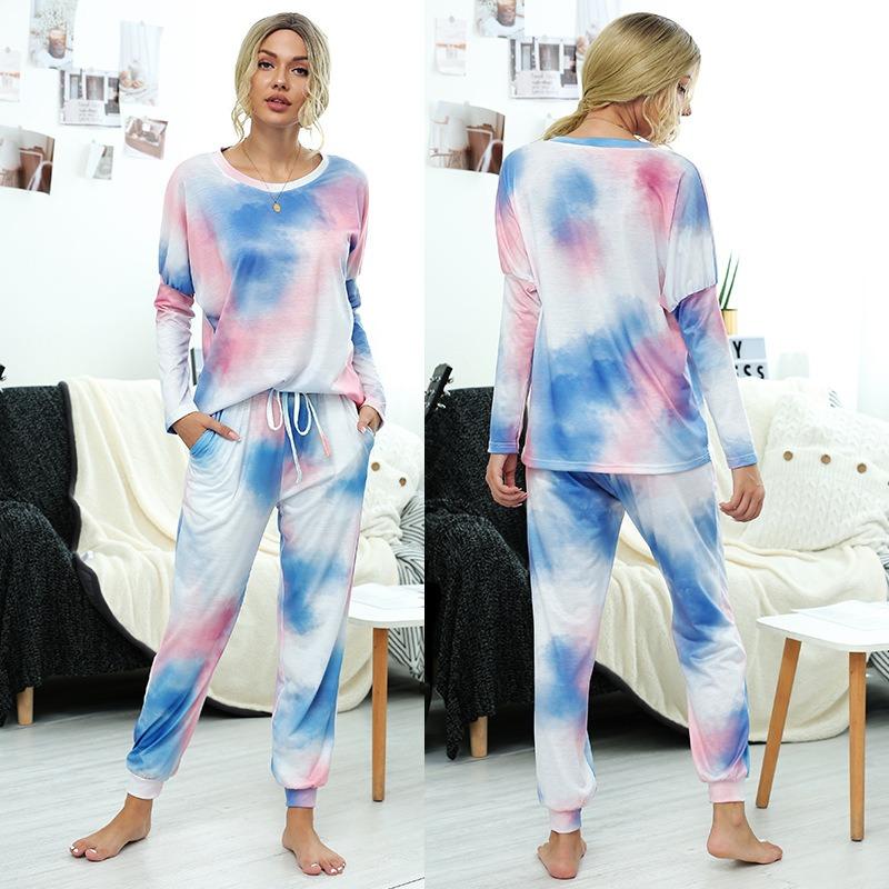 IHUASU Women's Fashion Casual Long Sleeve O-Neck Pants Suits