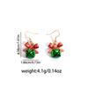 Christmas Bell Bow Earrings Fashion Creative Design Holiday Festive Jewelry for Women Girls