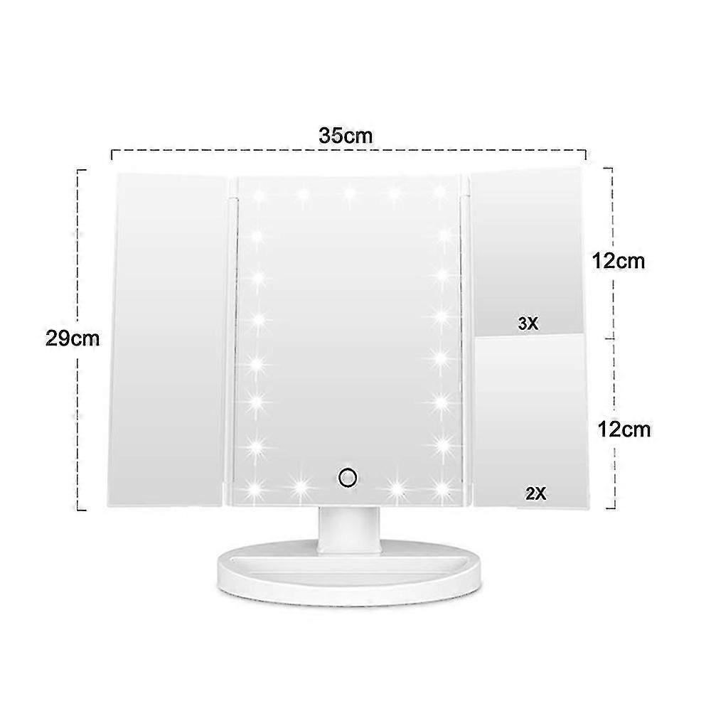 Makeup Mirror With Lights 22 Led Vanity Mirror With 2x/3x Magnification