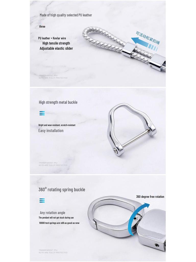 Mercedes E-Class Key Shell Carbon Fiber Pattern Cover