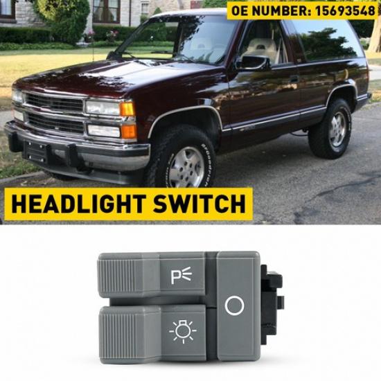 Headlight Light Switch for 1990-1994 Chevrolet GMC & C1500 C2500 C3500 Truck K