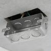 US Standard Metal Outlet Box with Galvanized Irons Construction Precise 81mm Screw Spacing and Corrosion Resistance
