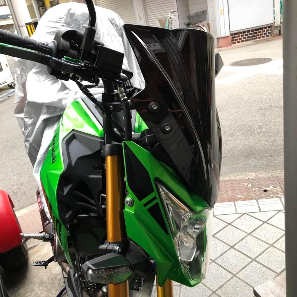 ZCJSZP Motorcycle Parts for Kawasaki Windshield Windscreen Z125Pro Custom Parts Z125, Z750, Z800, Cover,