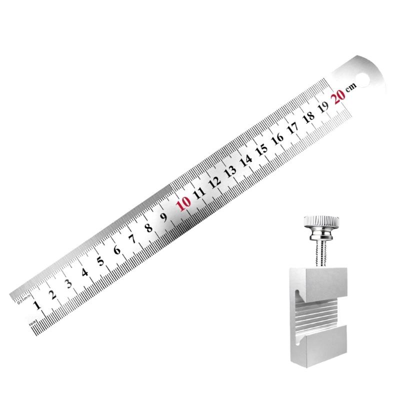 Carpenter Layout Measuring Tool Multiple Scale Marking and Rustproof Stainless Steel for Workshop Use