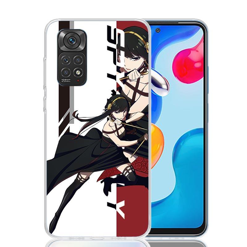 

Anime Spy Family Anya Case Phone Cover for Xiaomi Redmi Note 14 13 12S 12 11S 11 11T 11E 10S 10 Pro Plus 5G Trend Fundas Note 13 Redmi Note 12S
