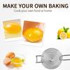 Egg White Separator Spiral Shape with Long Handle 304 Stainless Steel Food Grade Egg Yolk Filter for Kitchen