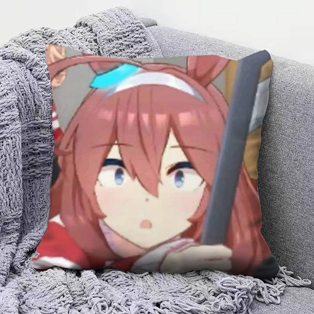 Umamusume Pretty Derby meme uma Home Sofa Cushion Covers and Aecorative Custom Pillow Covers