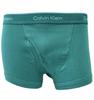 Calvin Klein CK Boxer Open Size M Briefs, Low-Rise, Front, Summer, Men's, 3-Pack, Cotton, Green, Navy, Gray, [Used]