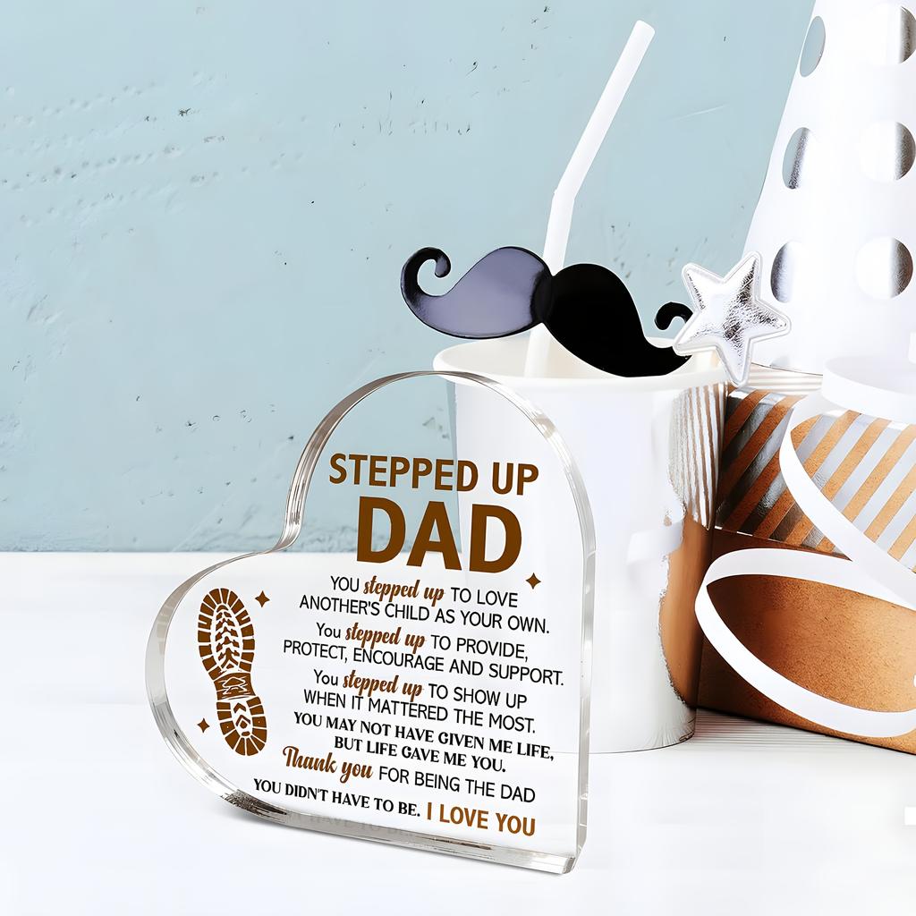 A Gift from Daughter to Dad, Father's Day Birthday Christmas Thank You Present, Unique Creative Fathers' Appreciation Idea, My Greatest Daddy Acrylic