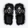 Cool Slippers Outer Wear Women's Summer Metal Punk Style Subculture Mao Mao Drag Retro Thick Bottom One-word Drag