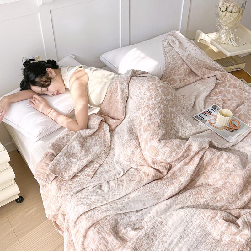 LISM Three-Layer Washed Gauze Summer Blanket