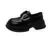 Leather platform women's shoes spring new small leather shoes Mary Jane shoes one pedal single shoes