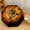 Hull FC Print Auto 8?Ribs Folding Umbrella Wind Resistant Lightweight Automatic Umbrella For Daily Travel