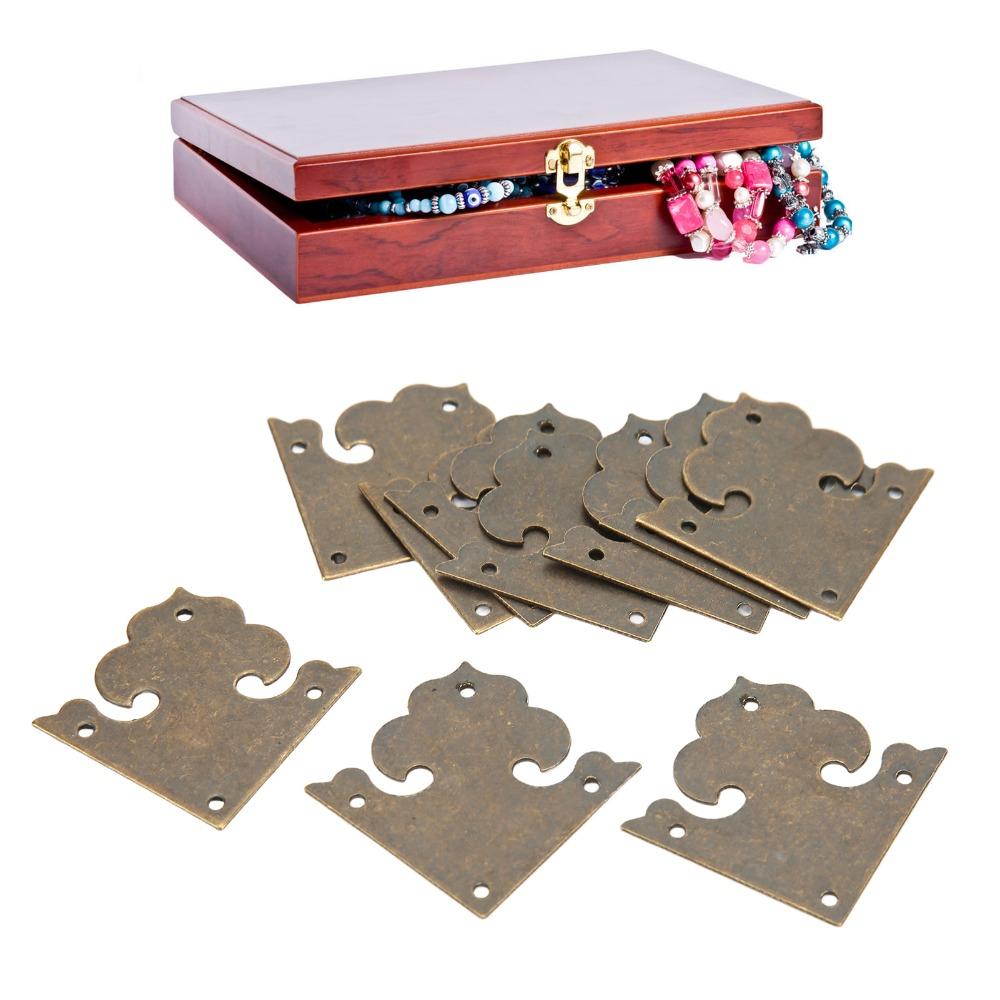 10PCS One Sided Antique Decorative Box Corner Corner Protectors