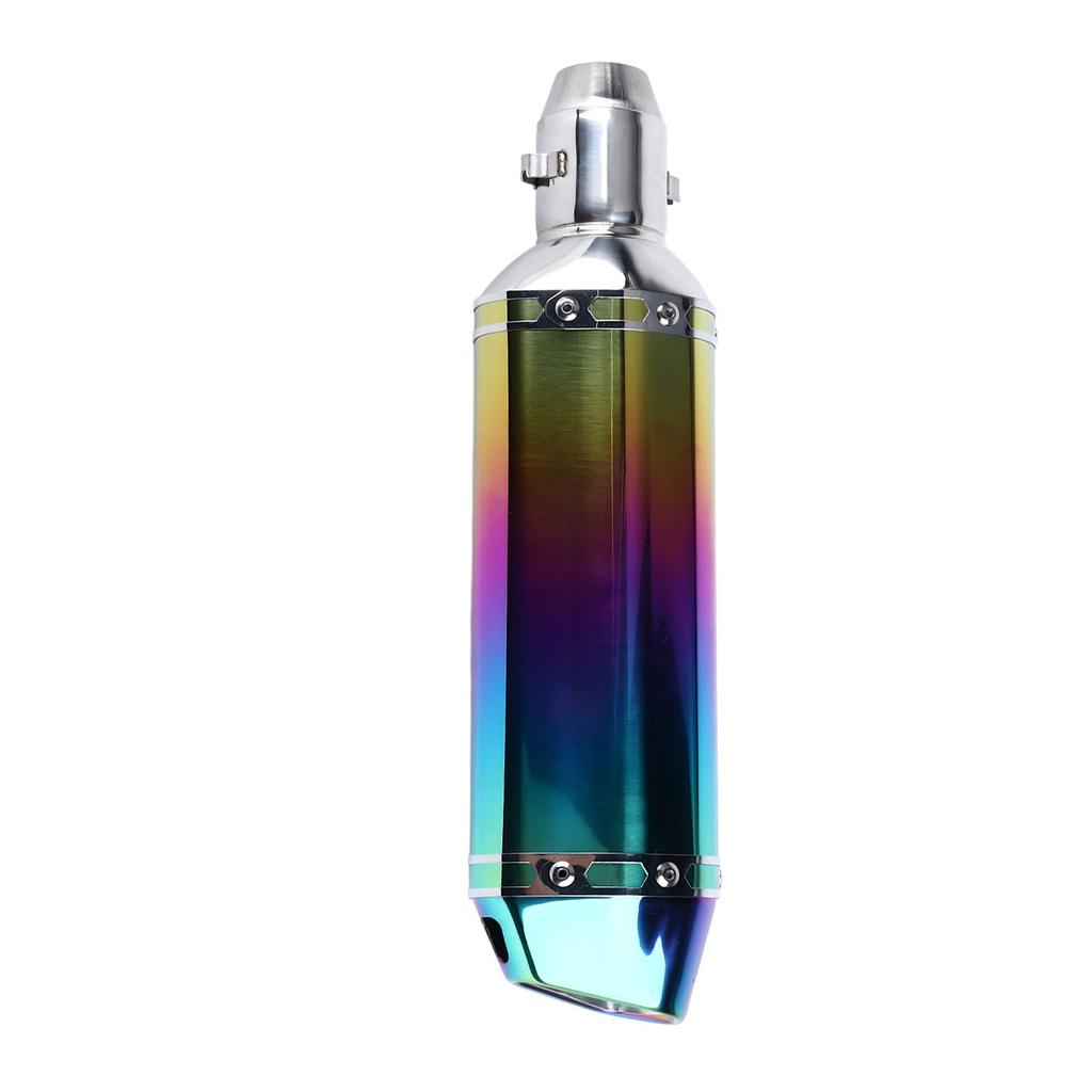 Motorcycle Exhaust Tip Pipe Large Displacement Stainless Steel Colorful Case Universal Outlets End Tailpipe for 51mm