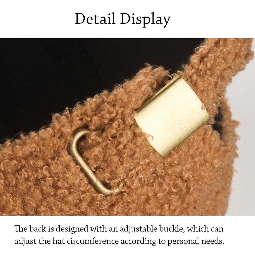 All-match Sun Hat Thicken Warm Snapback Caps Adjustable Baseball Cap  for Men Women