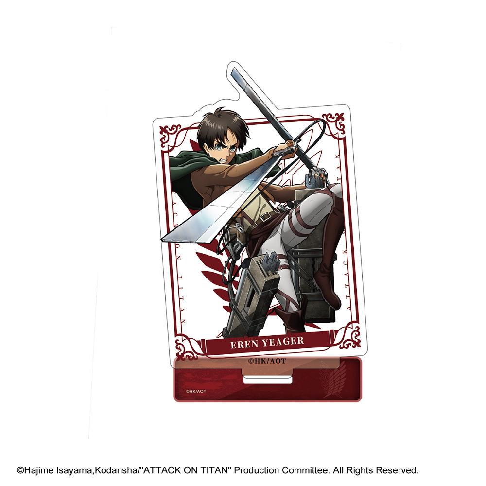 Attack on Titan Acrylic Character Standee - Levi, Mikasa, Eren In-Stock Height ~15CM
