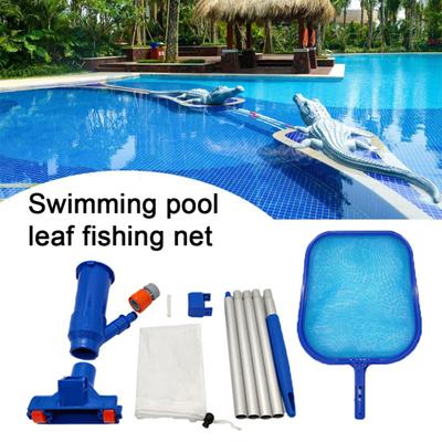 Swimming Pool Cleaning Kit Above Ground Pool Maintenance Kit with Vacuum Cleaner Surface Skimmer Net And Telescopic Pole for Pool Pond Hot Tubs