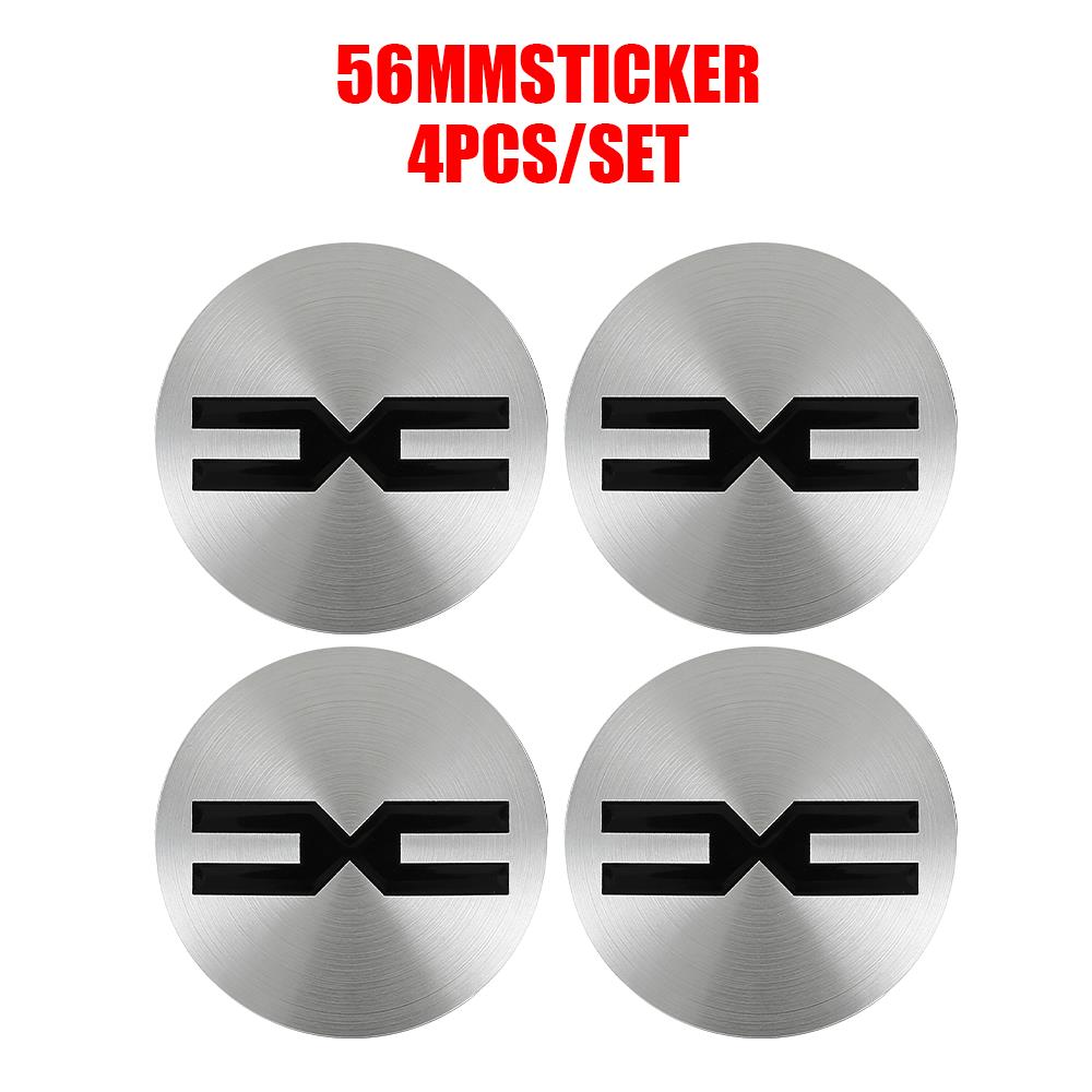 3D Car Wheel Center Hub Caps Sticker  Auto Emblem Wheel Center Cap For Dacia Duster Logan Dokker Lodgy 2 Sandero MK2 Stepway Mcv