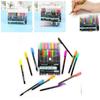 Basic Color Marker Set With 48 Fluorescent Pens For Students Art Projects And Doodle Creation