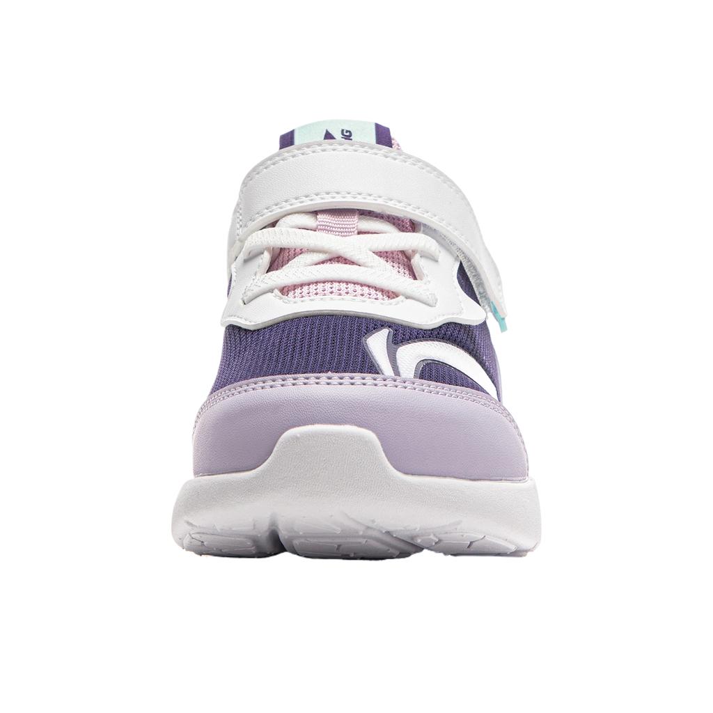 Li Ning Kinder Bequeme Weiche Vielseitige Einfache Low-Top Freizeitschuhe Kinder Sneaker Aubergine-Lila Brise-Lila YKNT148-6