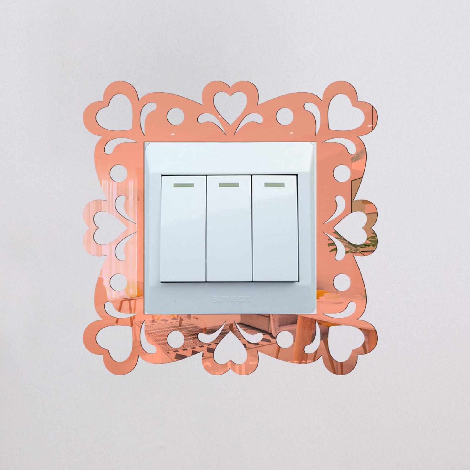 

Рамки для фотографий в стиле зеркала на стене с наклейками для домашнего декора для магазина One Size