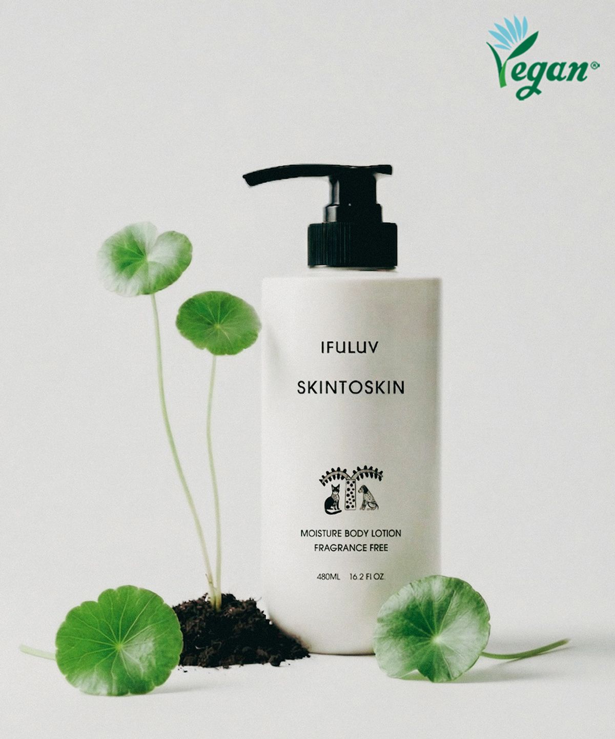 E-Pureup Skin to Skin Moisture Body Lotion Fragrance-Free & Non-Irritating 480ml
