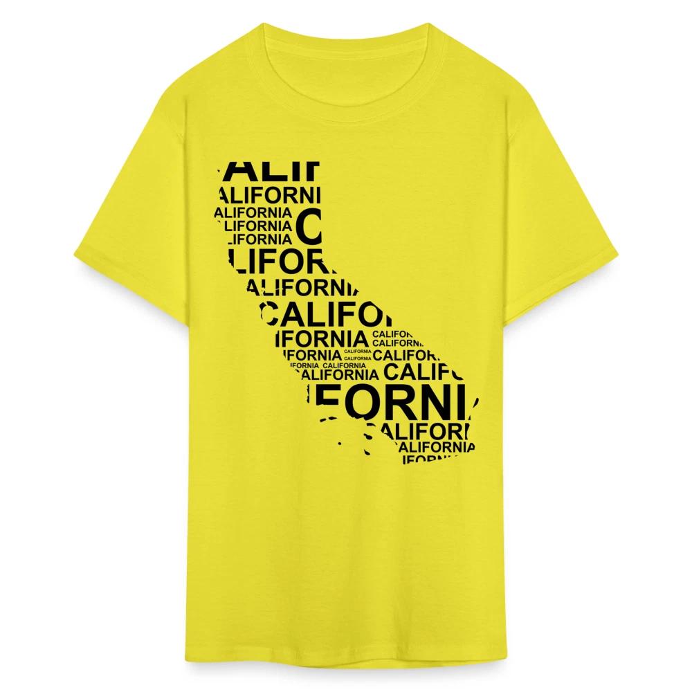 California Republic Tee Shirt Cali Map Street Urban Graphic Art T-Shirt S-6XL XXL