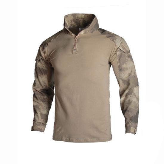 

S-3XL Камуфляжная мужская футболка Боевая футболка Охотничья уличная мужская футболка с длинным рукавом с налокотниками M.