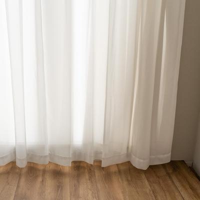 Teijin Lace Curtains, Set of 2, 100cm Wide X 176cm Long, Blocks Visibility, Heat Insulation, UV Protection, Washable, Bright, Ecolier