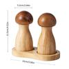 Manual Wood Grinder Adjustable Coarseness Peppers Mill Salt Grinding Seasoning Bottle for Cooking Lover Kitchenwares