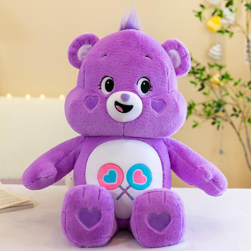 Creative Rainbow & Angry Bear Plush Toy - Cartoon Doll, Perfect Children's Birthday Gift
