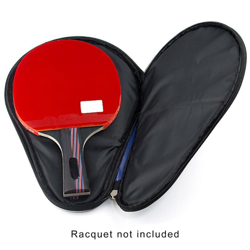 Table Tennis Racket Case Organizer With Small Compartment for Paddle Case Cover Carry Bag Racket Bat Storage