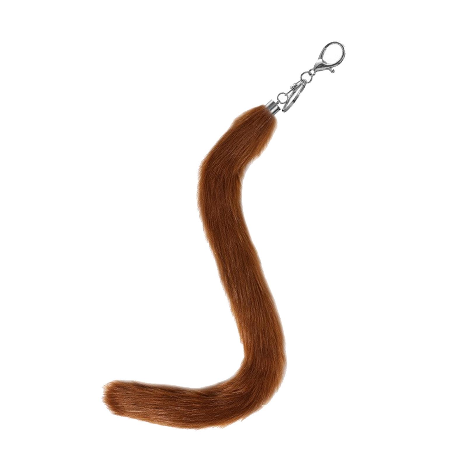 

Уникальный брелок-подвеска, цветной кулон в виде хвоста животного, косплей, игрушка, сумка, кулон, цветные брелки, подарок для любителя моды кофейный